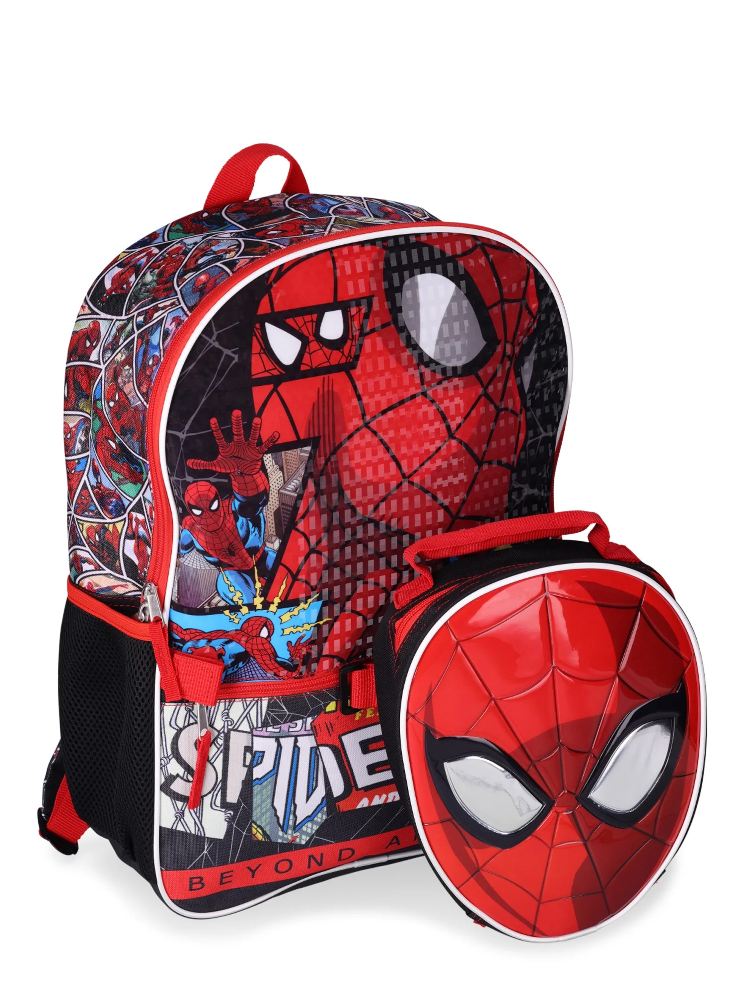 Marvel Spiderman Kids Backpack with Lunch Box, 2-Piece - Walmart.com | Walmart (US)