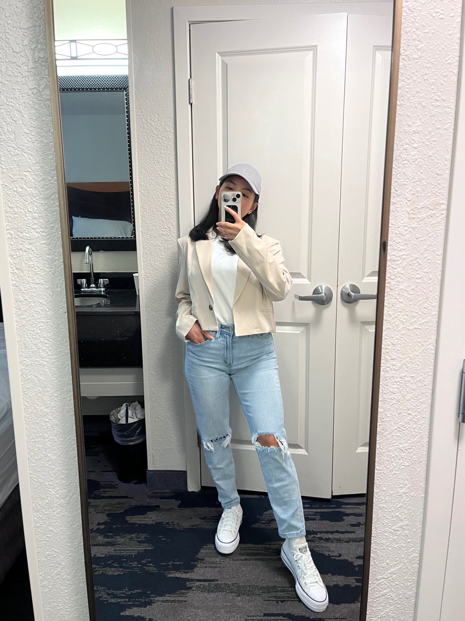 u oversized knitted half sleeve t shirt