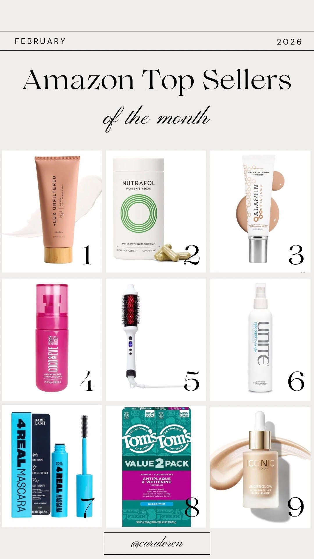 Amazon best sellers in Feb 🩷

#LTKBeauty