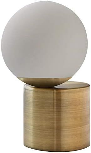 Amazon Brand – Rivet Modern Glass Globe Living Room Table Desk Lamp With LED Light Bulb - 7 x 1... | Amazon (CA)