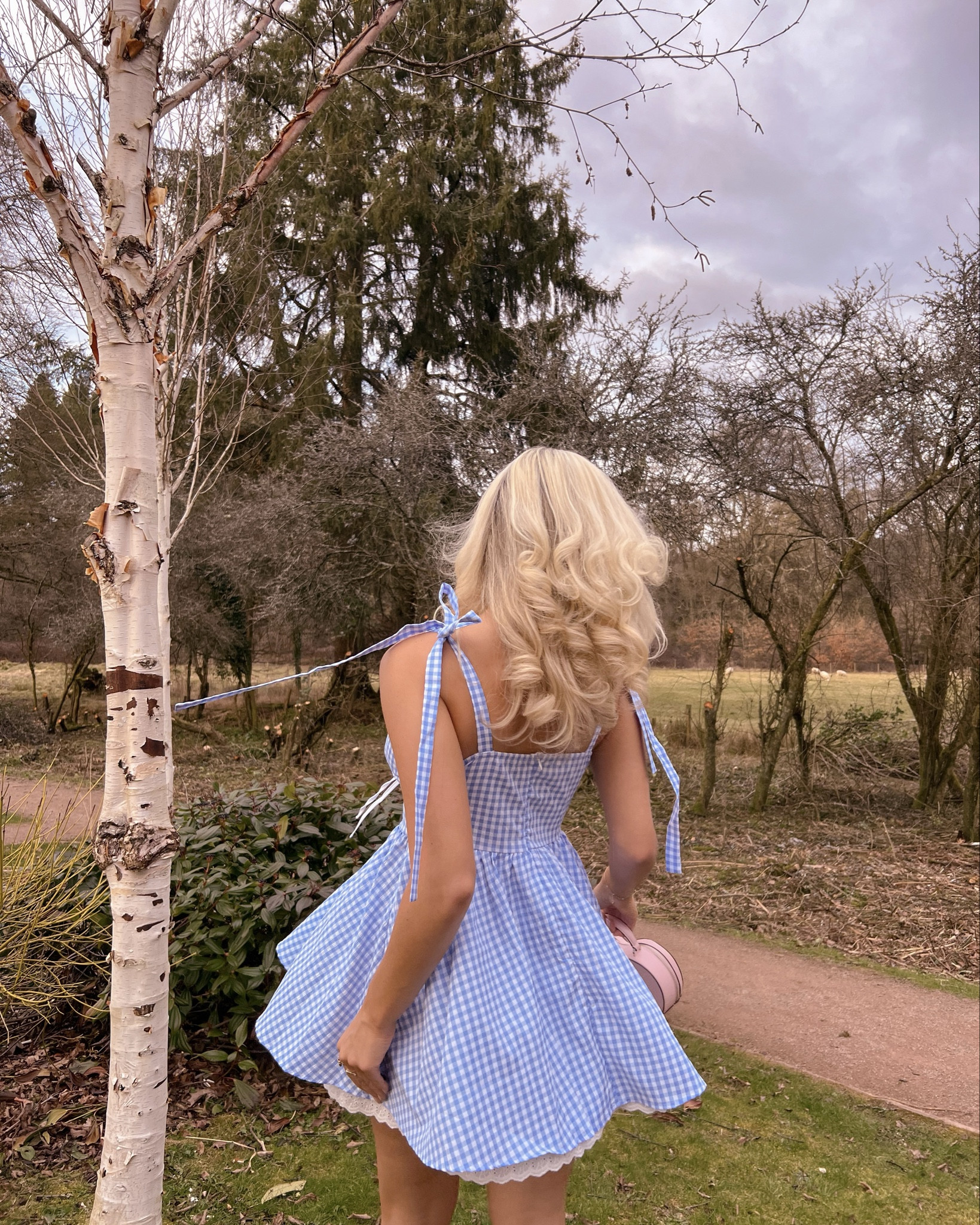 Blue dress, blue gingham dress, mini dress, Dorothy dress, blue gingham, summer dress, spring dress, pink bag, heart bag, Kate spade, cider, shop cider🫶🏼✨

#LTKuk #LTKAprilSpotlight #LTKspring