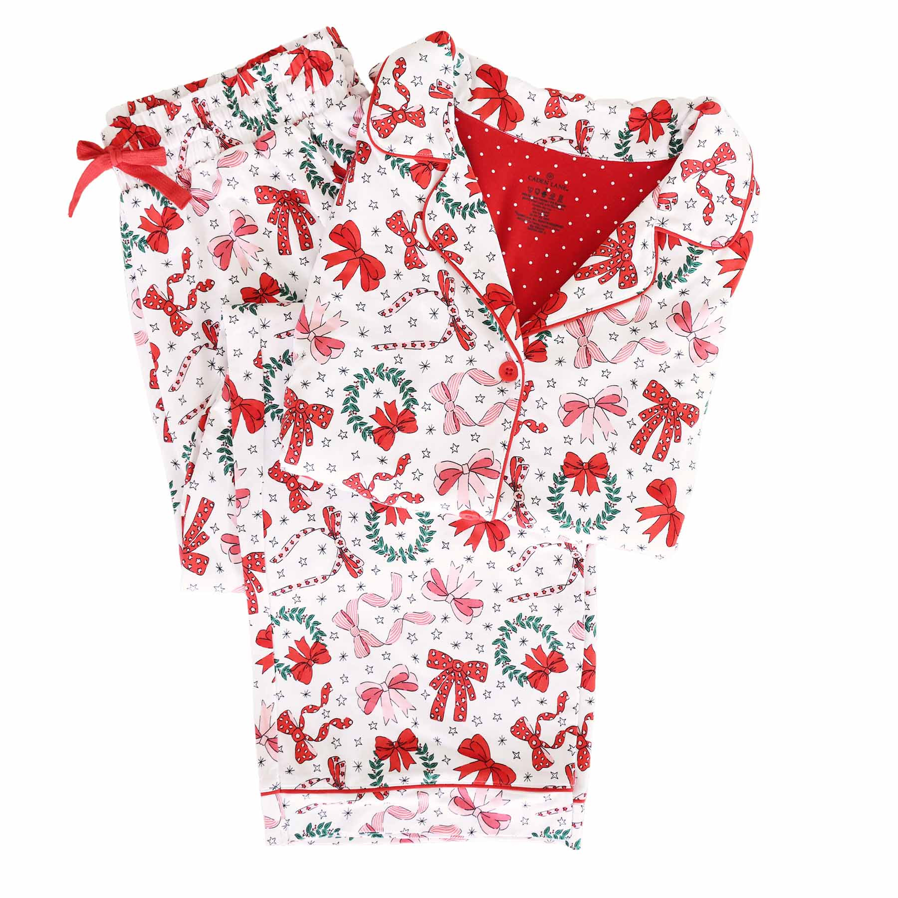 Wrapped In A Bow Women's Two Piece Pajama Set* | Caden Lane