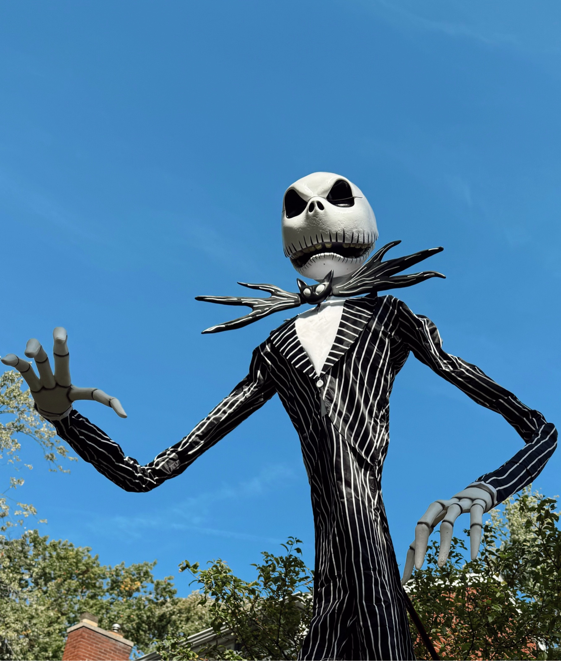 13 ft Jack Skellington. Lights up and sings! 

#LTKHoliday #LTKHalloween #LTKGiftGuide