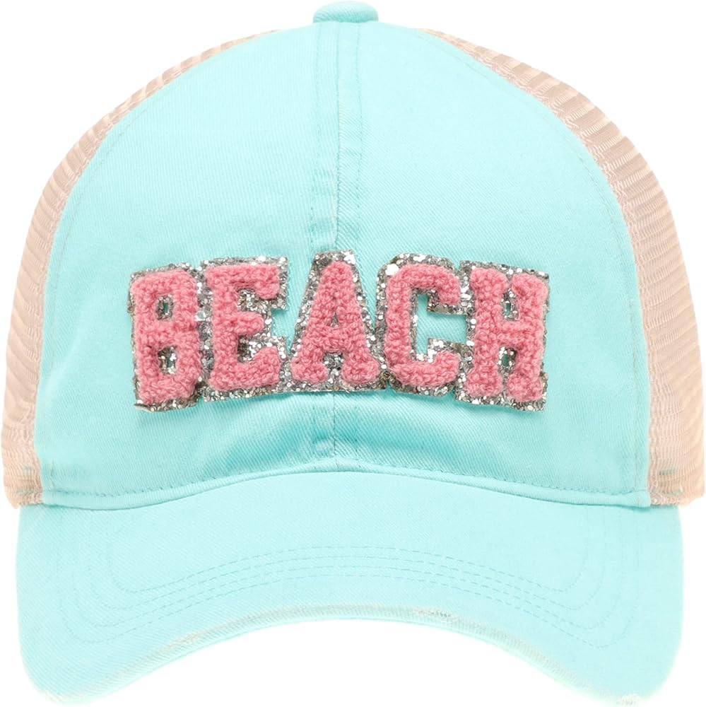 MIRMARU Women’s Baseball Caps Distressed Vintage Patch Washed Cotton Low Profile Embroidered Me... | Amazon (US)