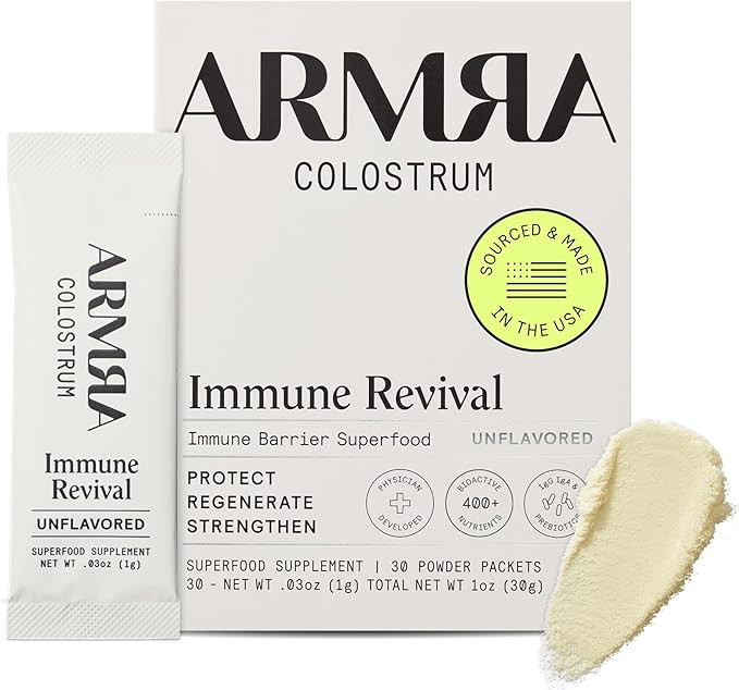 ARMRA Colostrum™ Premium Powder, Grass Fed, Gut Health Bloating Immunity Skin & Hair, Contains ... | Amazon (US)