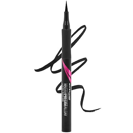 Maybelline Eyestudio Master Precise All Day Liquid Eyeliner, Black, 0.034 Ounce | Amazon (US)
