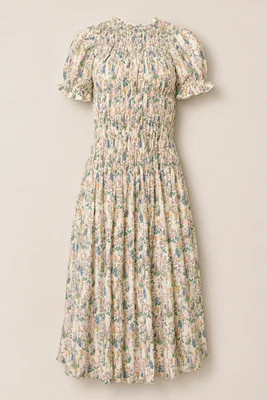 Jennifer Dress in Autumn Bouquet 4X | Ivy City Co