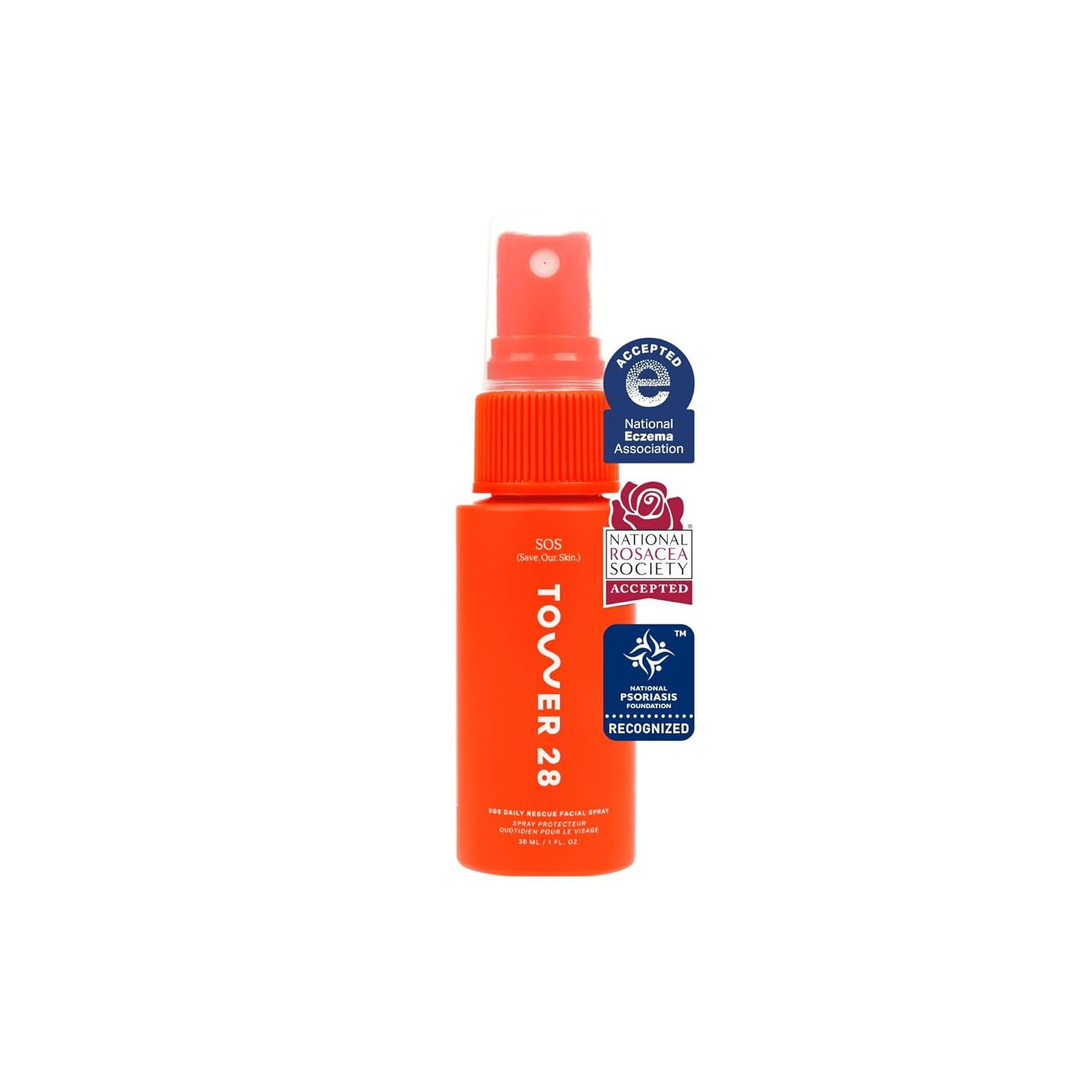 Tower 28 SOS Daily Rescue Soothing Hypochlorous Acid Spray for Face (1 oz) | Amazon (US)