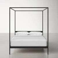 Wade Logan® Bodoy Metal Canopy Platform Bed Frame | Wayfair | Wayfair North America