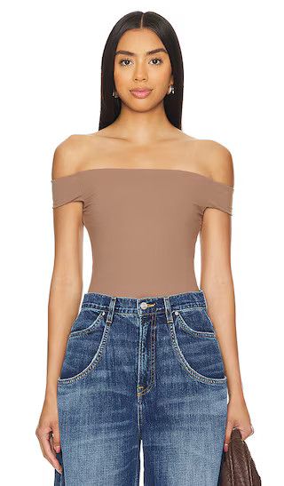 x Intimately FP Off To The Races Bodysuit in Cocoa | Revolve Clothing (Global)