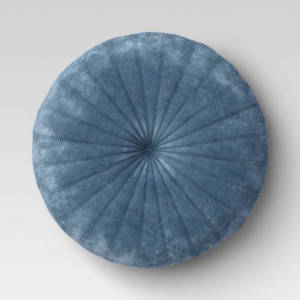 Quilted Velvet Round Throw Pillow - Opalhouse™ | Target