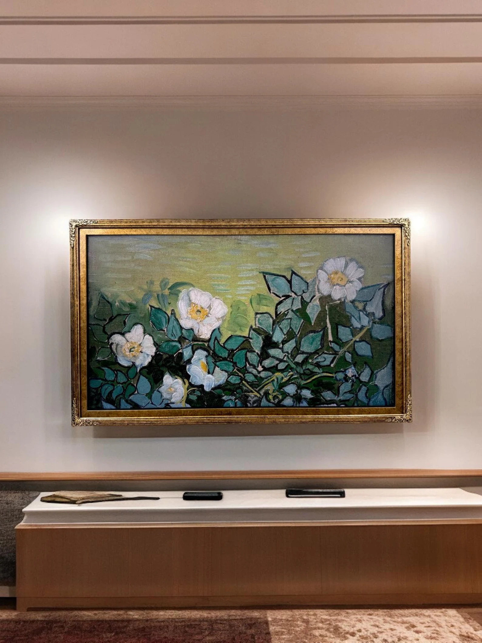 65 & 75 Inch Ornate Frame for Samsung the Frame TV and Frame Pro TV Models, Marble Gold Finish,no... | Etsy (US)