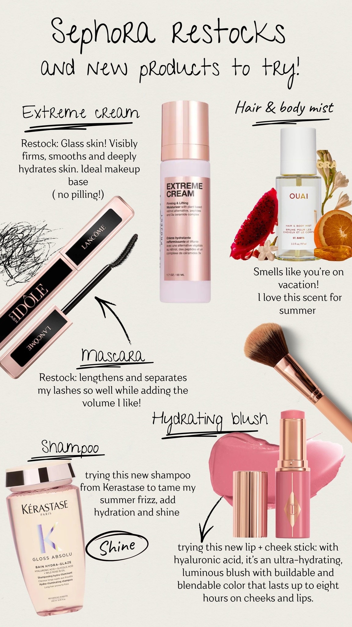 Sephora restocks and new products I’m trying! #ad @Sephora

#LTKgrwm #LTKBeauty