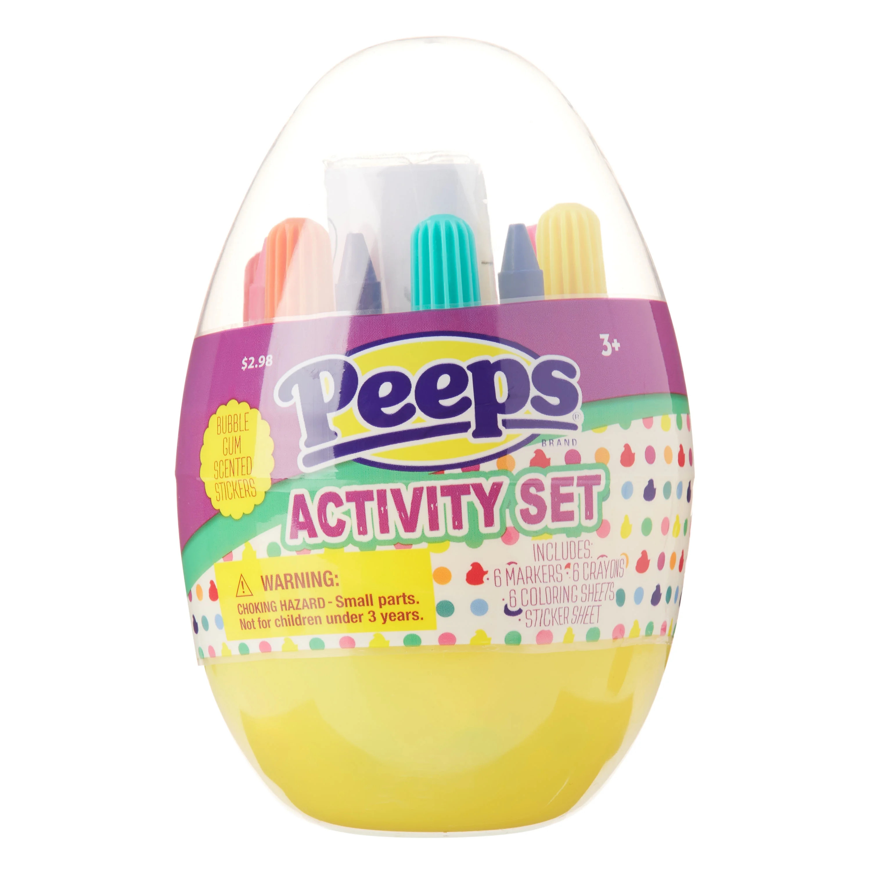 Peeps Easter Egg Activity Set, Includes Stickers, Markers, Crayons | Walmart (US)