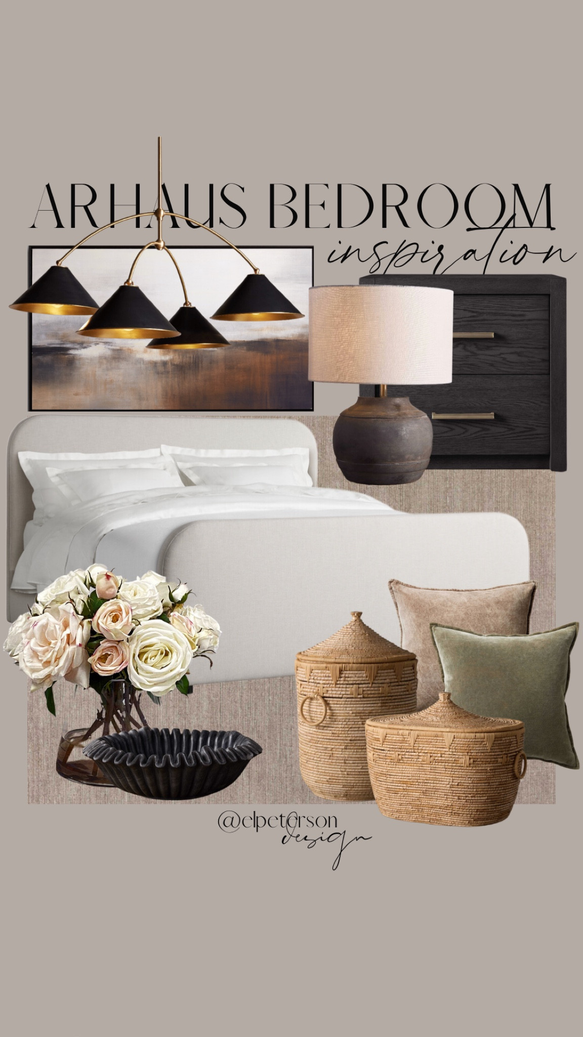 Bedroom inspo 
Headboard 
Baskets 
Pillows 
Fluted bowl
Area rug 

#LTKhome #LTKunder50 #LTKunder100