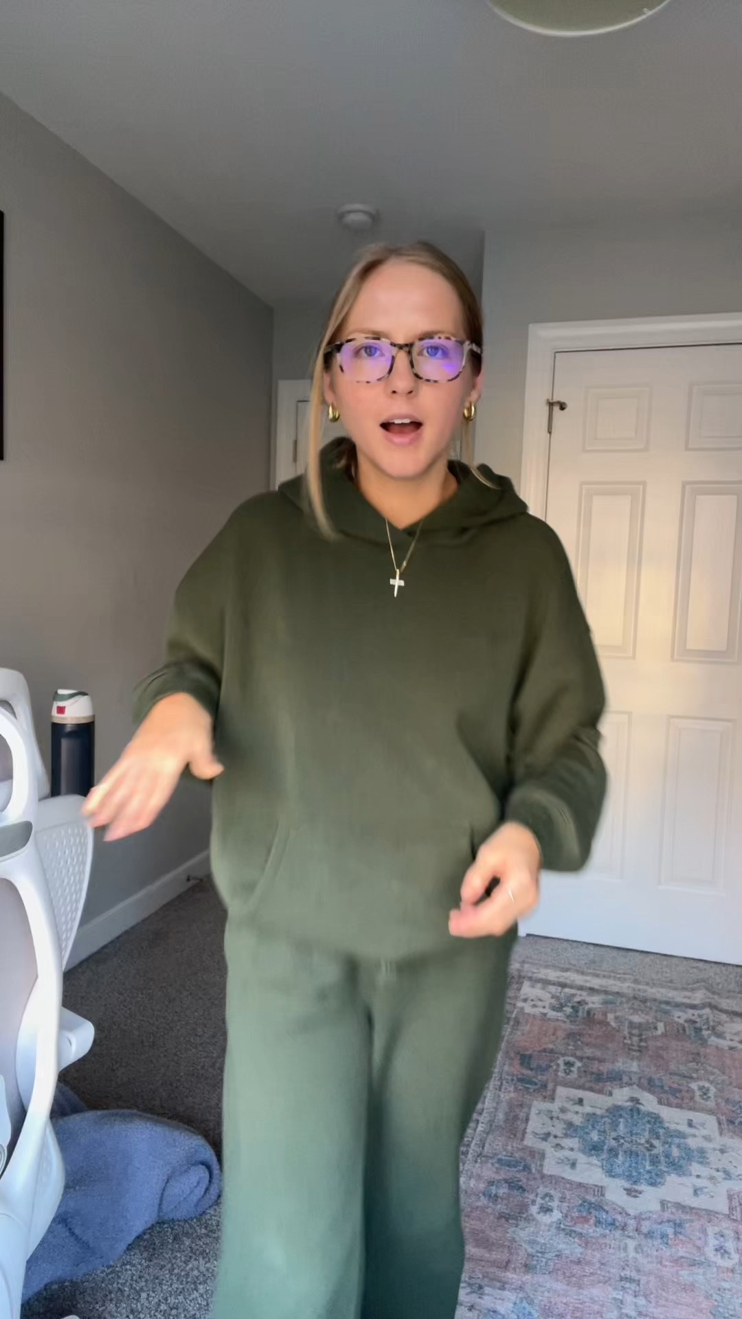 Cozy Target sweat set 
WFH ootd 
Mom ootd 