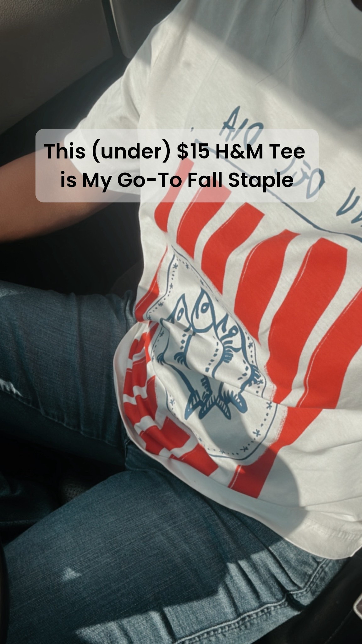 Comfy, cute, and under $20? Yes please. I love grabbing graphic tees from H&M — perfect for casual days, school drop-offs, or just riding around town feeling cute 😎 This one’s giving Americana vibes with a twist. Paired it with my favorite denim for an easy everyday mom look. Linking it + similar finds!

👕 Wearing: H&M Graphic Tee
👖 Denim: Closet fave (linking similar!)
🛍️ Tap to shop or save for later!

#hmfinds #graphictee #casualstyle #affordablestyle #momstyleinspo #ootd #denimstyle #ltkunder50 #over40style #ltkfallstyle #ltkfashion

#LTKStyleTip #LTKOver40 #LTKSeasonal