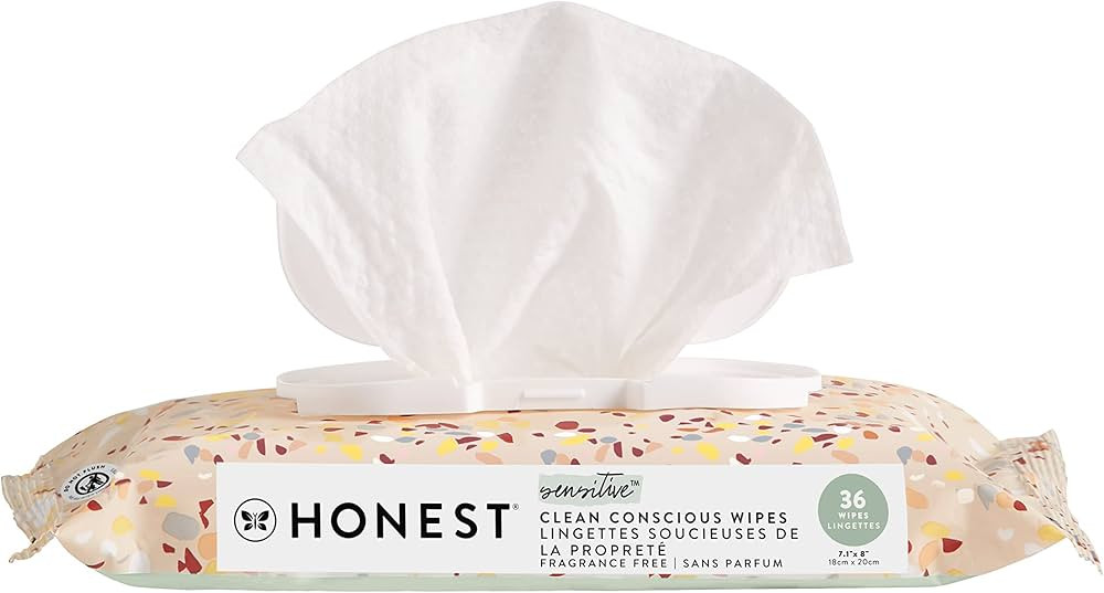 The Honest Company Clean Conscious Wipes | 100% Plant-Based, 99% Water, Baby Wipes | Hypoallergen... | Amazon (US)