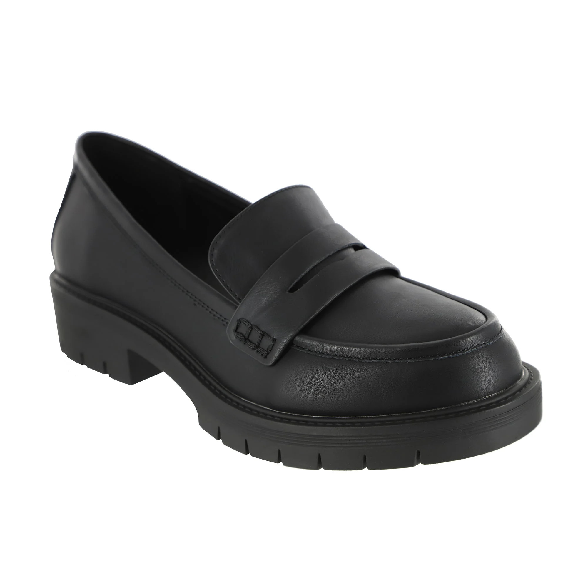 Eloquii Elements Women's Wide Width Lug Sole Loafer - Walmart.com | Walmart (US)