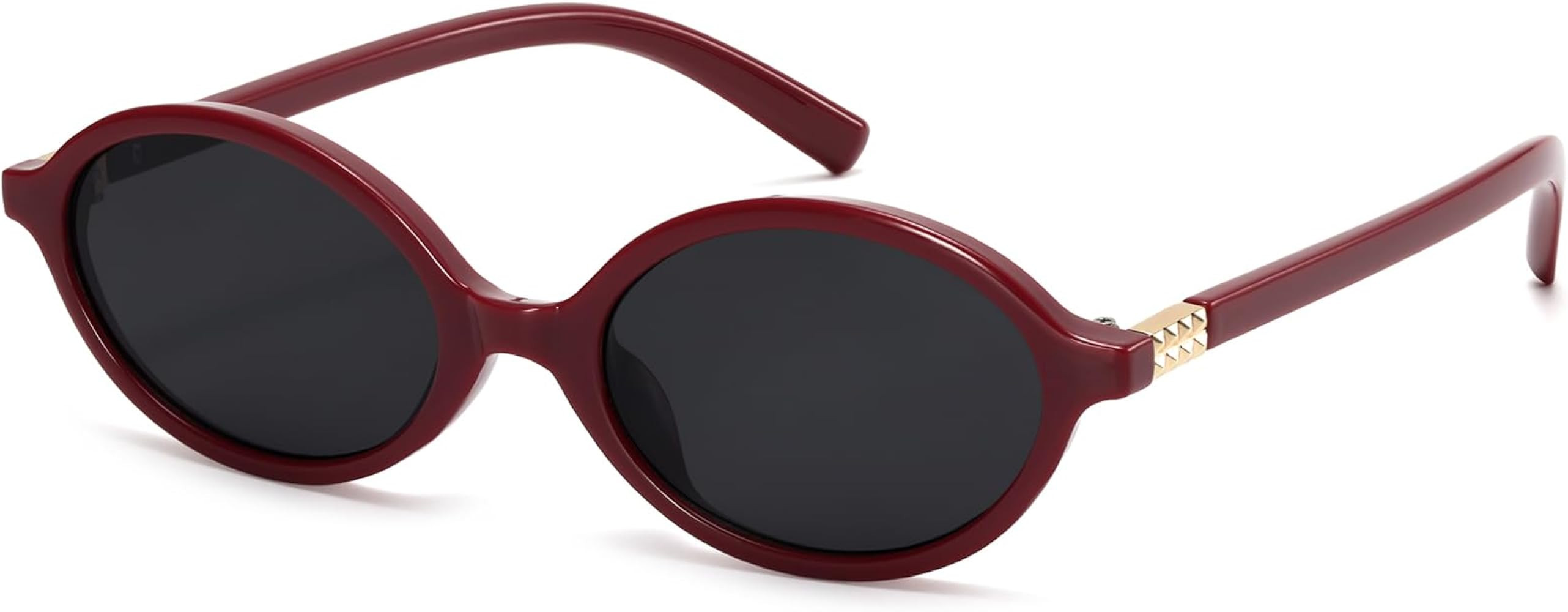 ViewJoy Retro Oval Sunglasses for Women Vintage 90s Y2K Trendy Sun Glasses | Amazon (US)