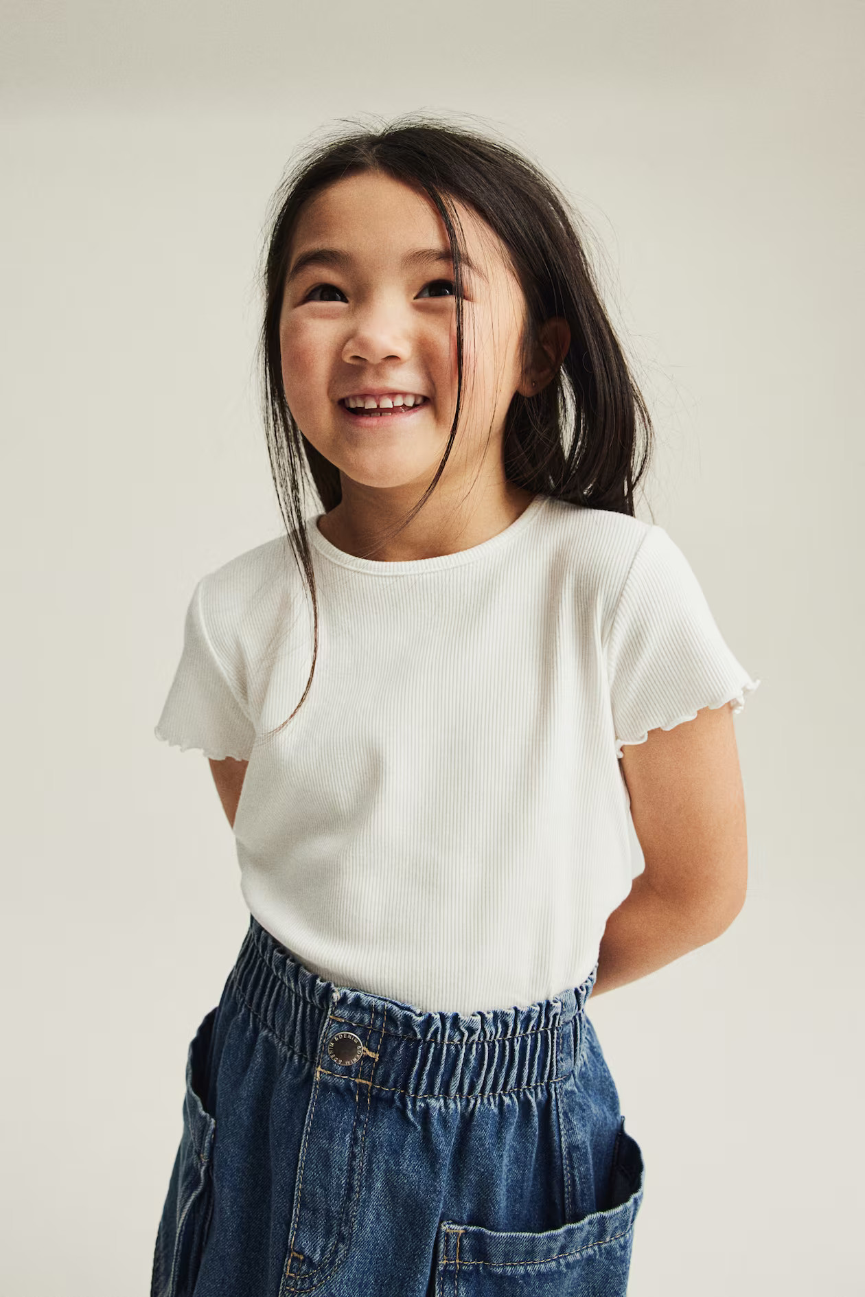 Ribbed jersey top | H&M (UK, MY, IN, SG, PH, TW, HK)