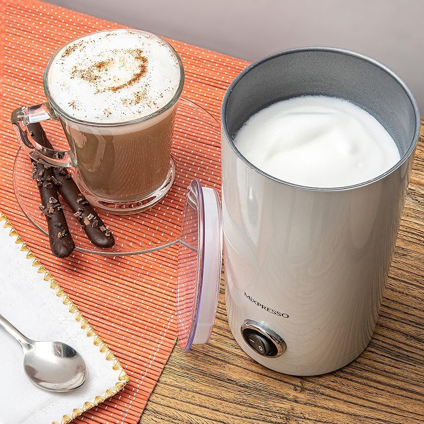 Electric Milk Frother - Latte Art Steamer, Electric Cappuccino Machine And Milk Warmer, Hot and Cold | Amazon (US)