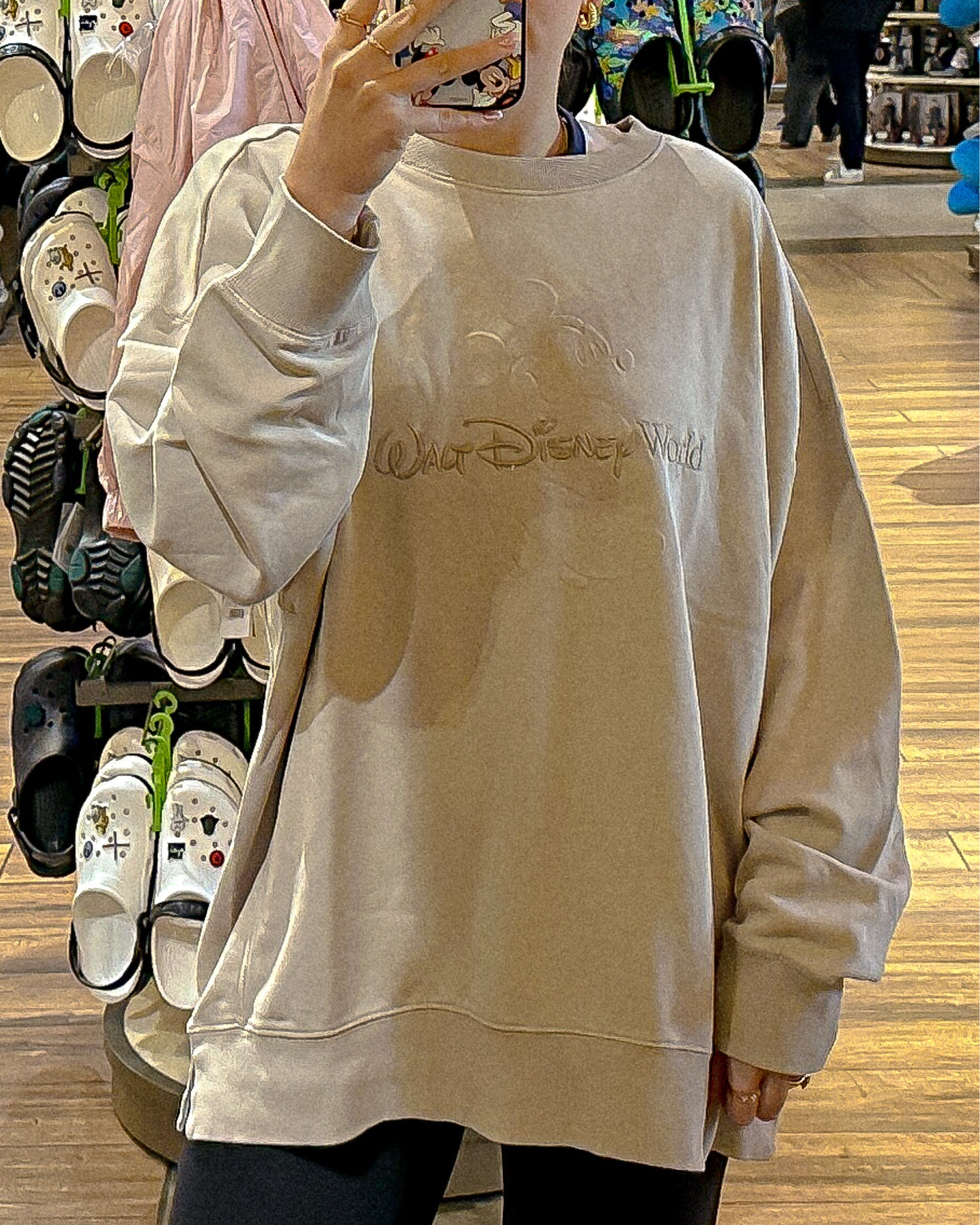Wearing a large!! 