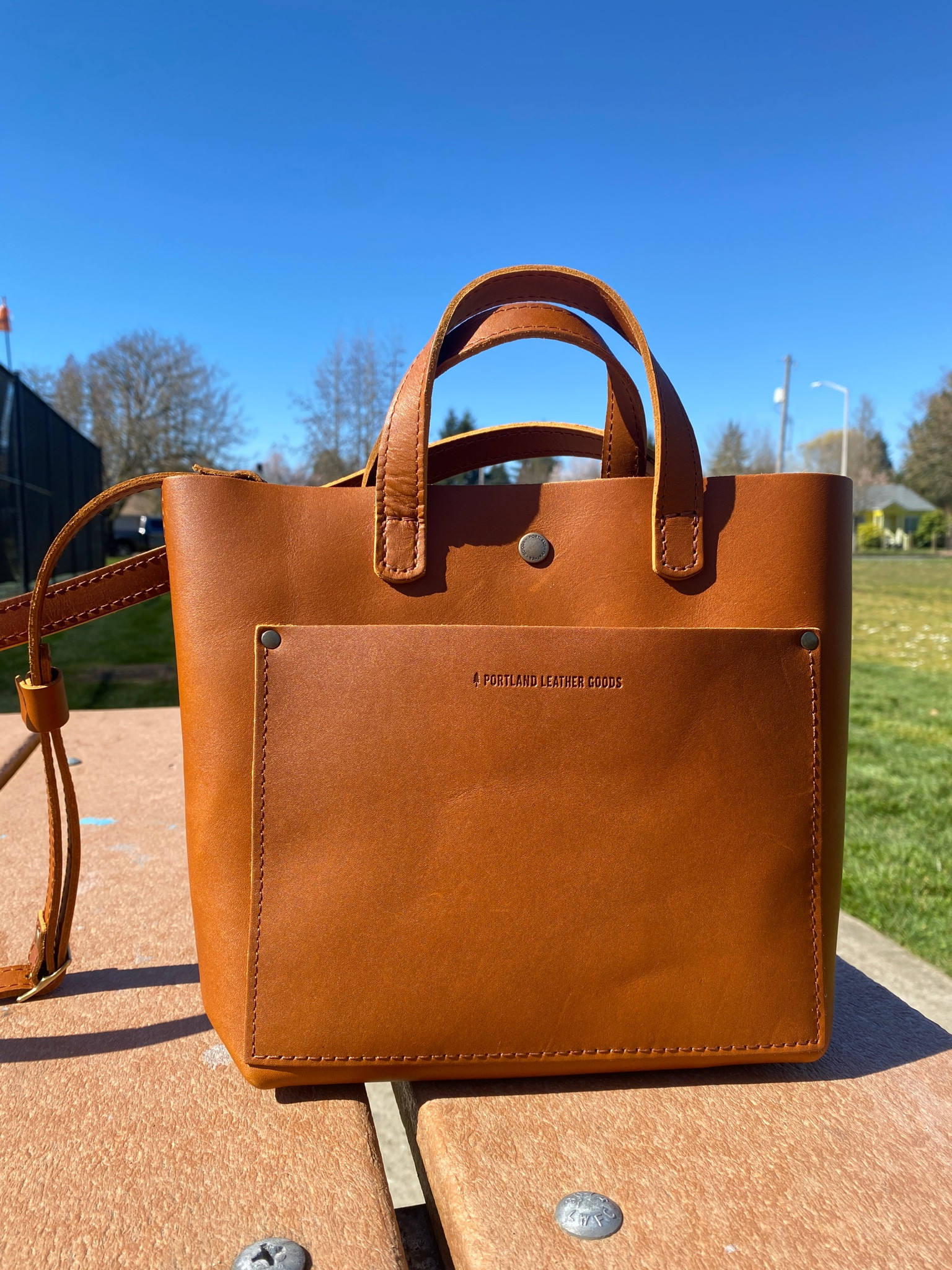 My favorite Portland Leather Goods Bag! The mini crossbody tote in honey🍯 

#LTKtravel #LTKGiftGuide #LTKitbag
