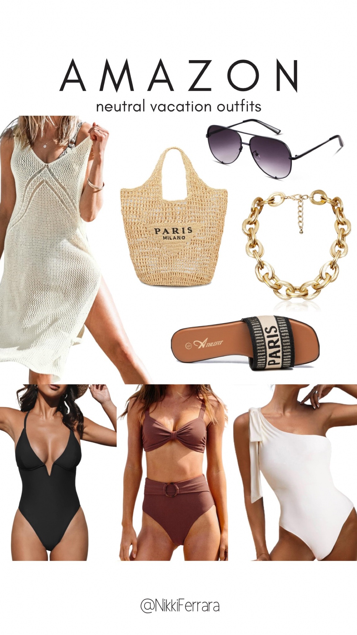 NEUTRAL VACATION OUTFITS🐚🦀🖤
on Amazon Prime

Amazon, Amazon swimsuit, Amazon swim, Amazon coverup, black swimsuit, black one piece, 

#LTKtravel #LTKswim #LTKitbag