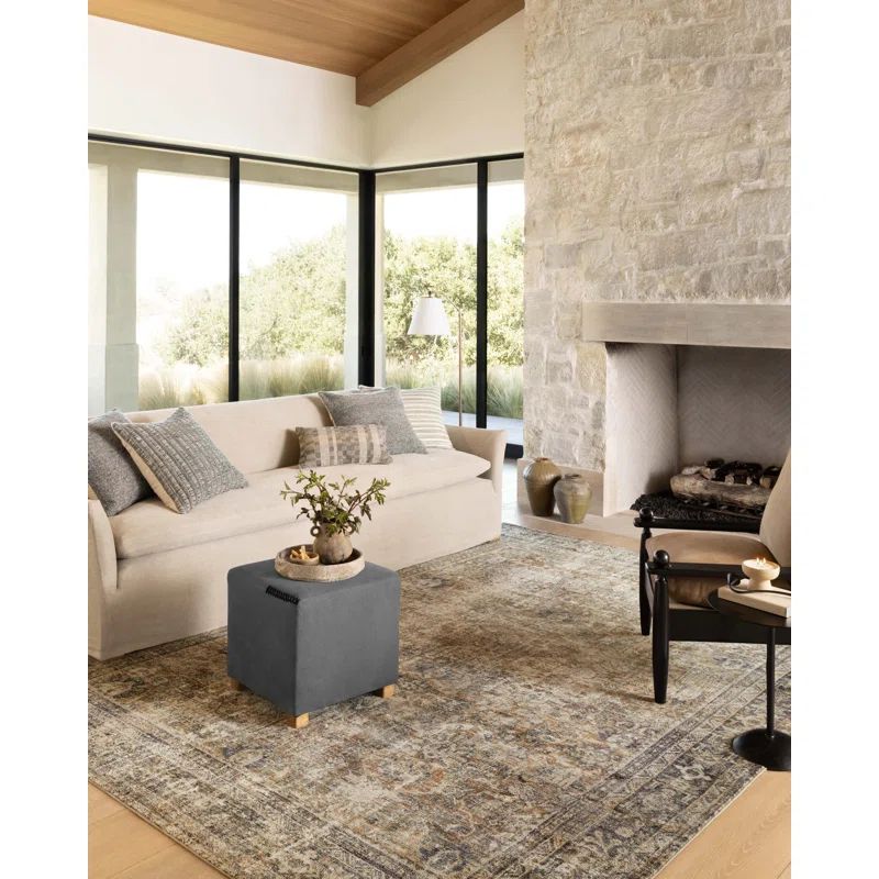 Amber Lewis x Loloi Morgan Sunset / Ink Area Rug feat. CloudPile™ | Wayfair North America