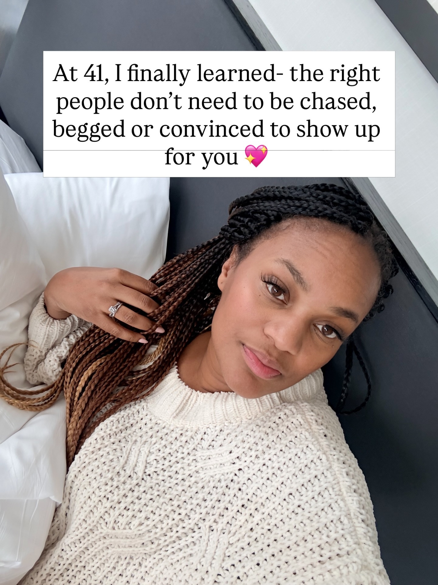 At 41, I finally let go of people pleasing and chasing others for love to convince them of my worth. 
This one is for every woman who has exhausted herself when someone made her feel like she wasn’t enough. 

Swipe through - this is what letting go & trusting God over people finally taught me. 

Comment LET THEM and I’ll send you the book that helped me understand this and find peace. 

Save this for a moment you need it most. 

#letthem #mentalhealth #faithoverfear #over40 #womenoffaith

#LTKOver40 #LTKselfcare #LTKstorytime