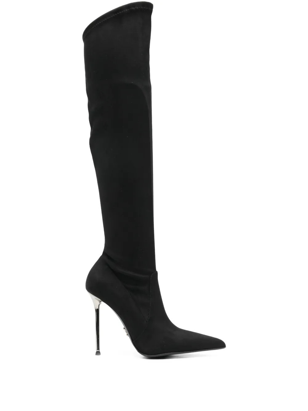 Sergio Levantesi pointed stiletto boots - Black | Farfetch Global