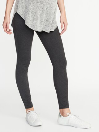 Maternity Full-Panel Jersey Leggings | Old Navy (CA)