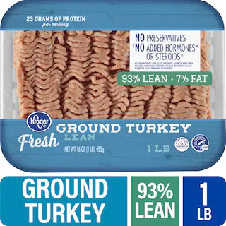 Kroger® 93/7 Lean Fresh Ground Turkey - 1 LB | Kroger