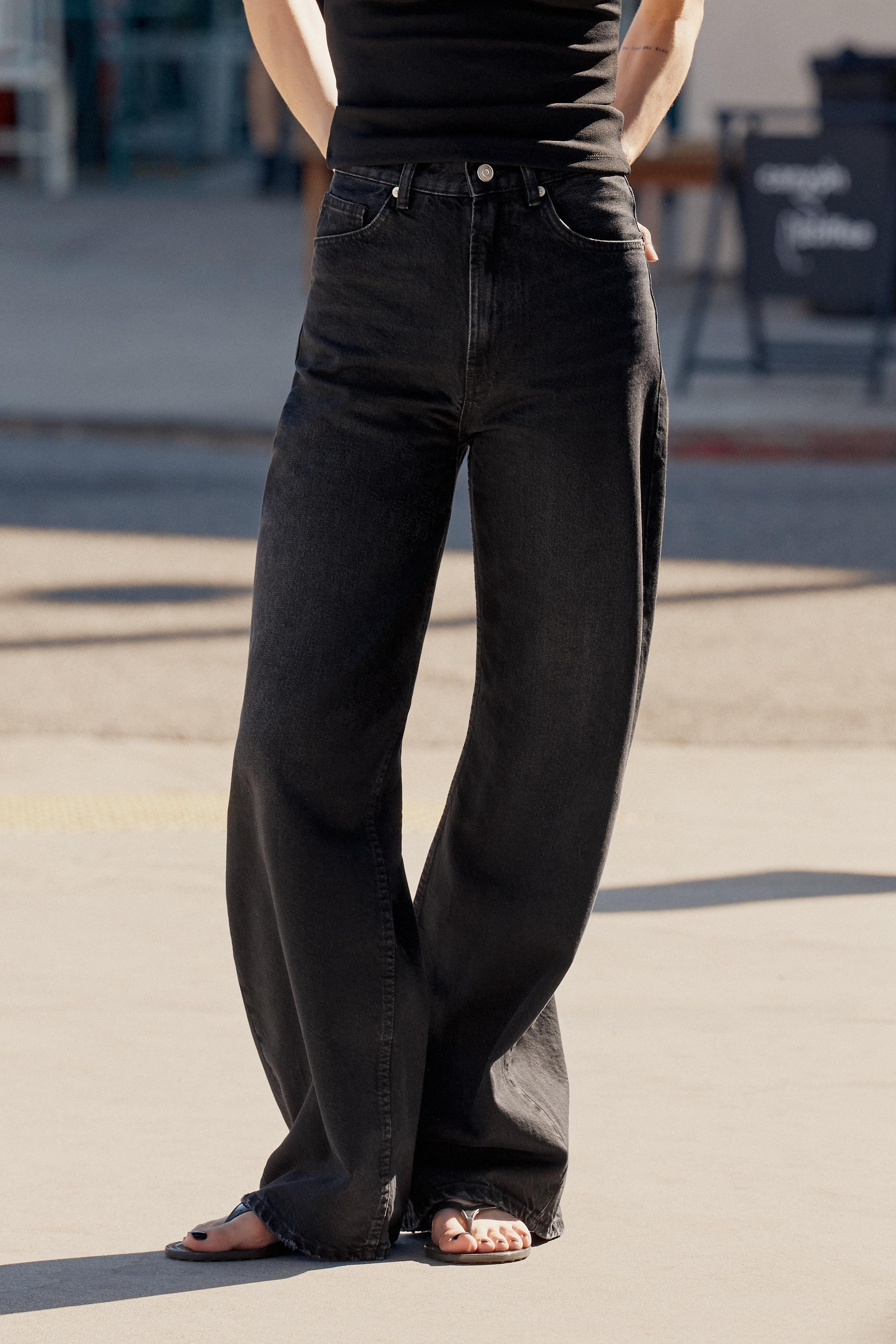 JEANS TRF EXTRA WIDE LEG TAILLE HAUTE | Zara FR