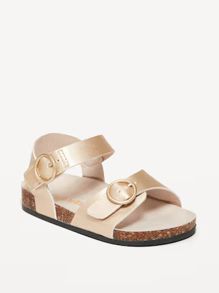 Faux-Leather Double-Buckle Sandals for Baby | Old Navy (US)
