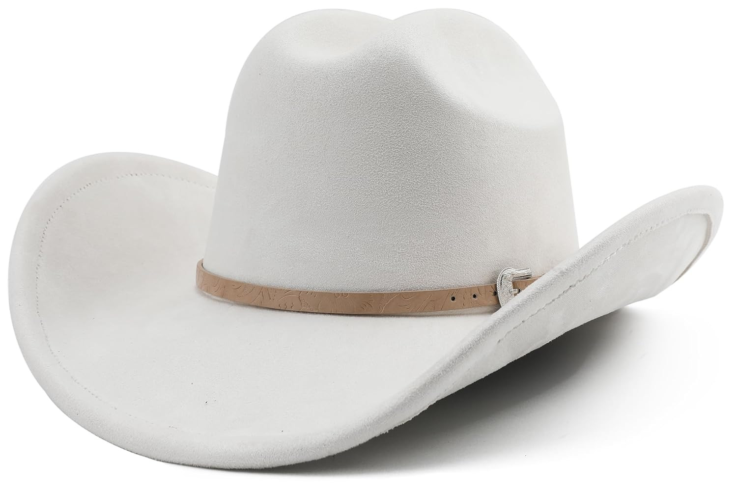 Big Cowboy Hat for Women Men Wide Brim Cowgirls Beach Cattleman Western Cowboys Hat | Amazon (US)