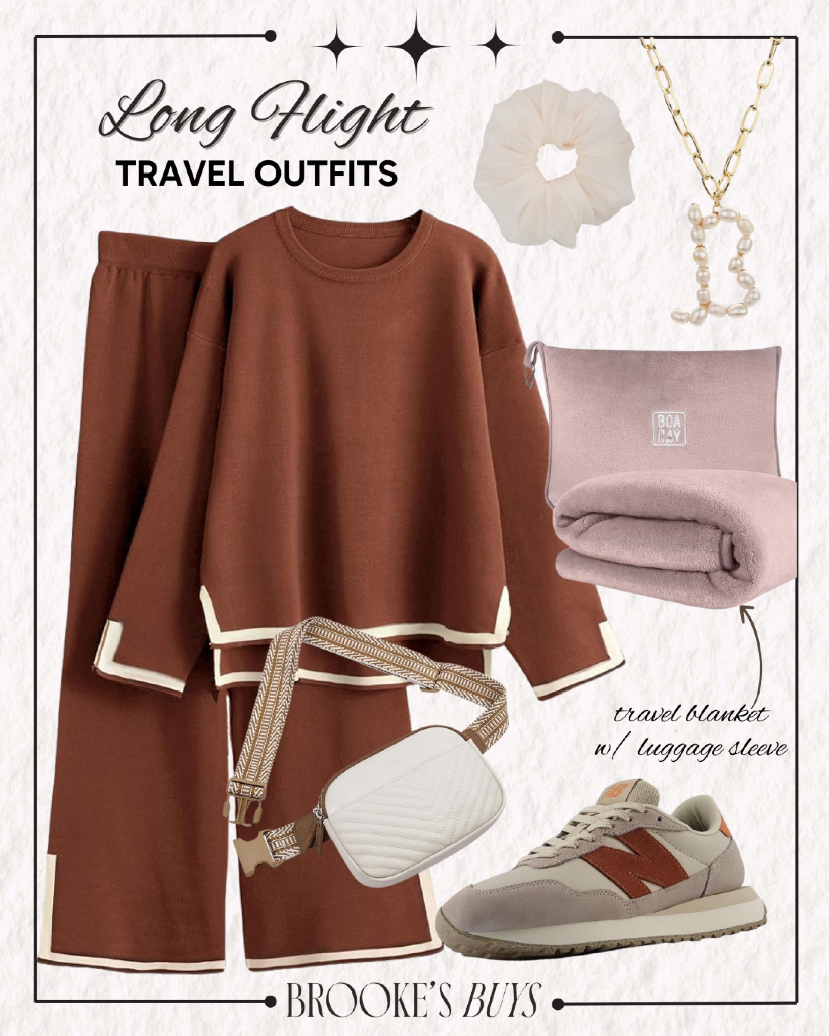 Long flight travel outfit idea ✈️ this matching set is so comfortable!

#LTKStyleTip #LTKTravel