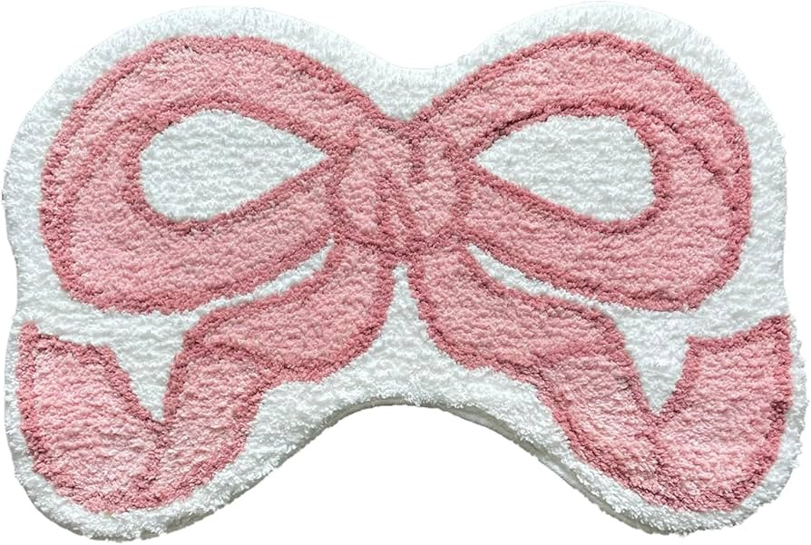Bow Rug - Bow Shaped Rug - Handmade & Premium- 30in (75cm) - Uno Reverse Rug - Designer Rugs - Ae... | Amazon (US)