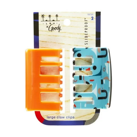 Goody Tru X Hola Lou Collab Large Slideproof Claw Clip 2 Ct | Walmart (US)