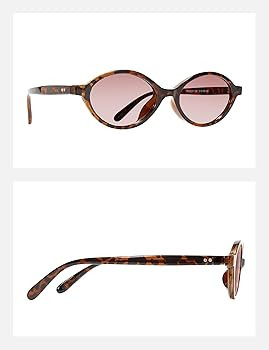 TIJN Olisa Retro Oval Sunglasses for Women Men,Polarized UV Protection Shades,Stylish Frame Sun G... | Amazon (US)