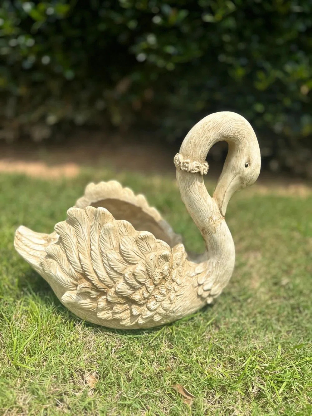 Resin Swan Planter | Wayfair North America
