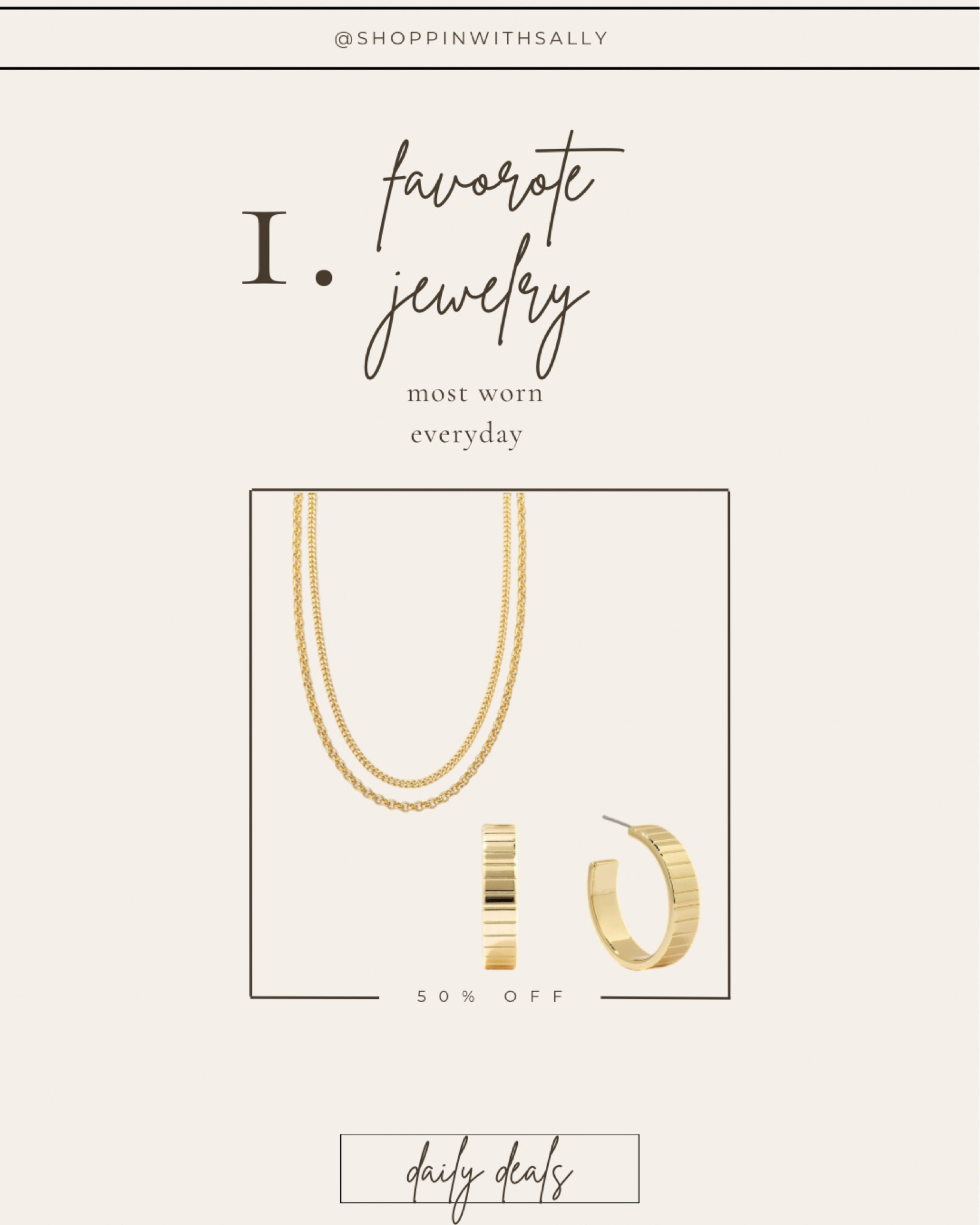 My favorite jewelry is on major sale!!! I wear these pieces almost daily and you can easily dress them up or down!!! #hocspring #hocautumn 

#LTKGiftGuide #LTKOver40 #LTKSeasonal
