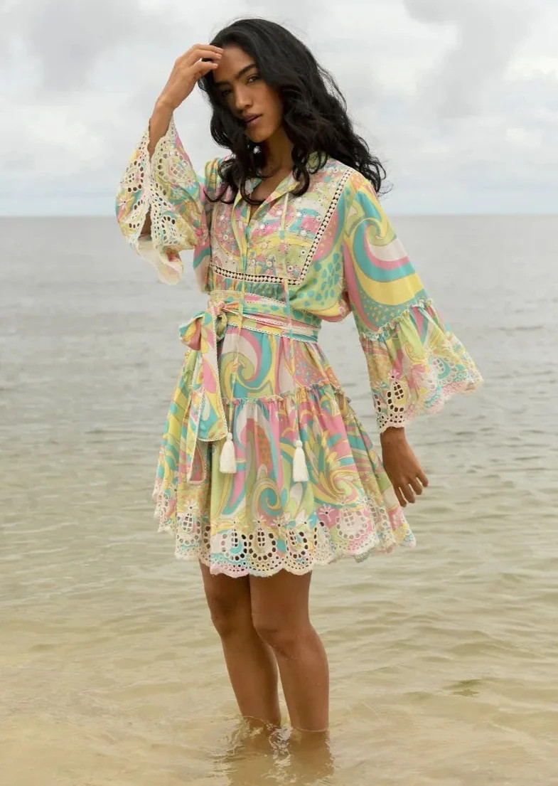 Print Mini Dress Querida | outdazl