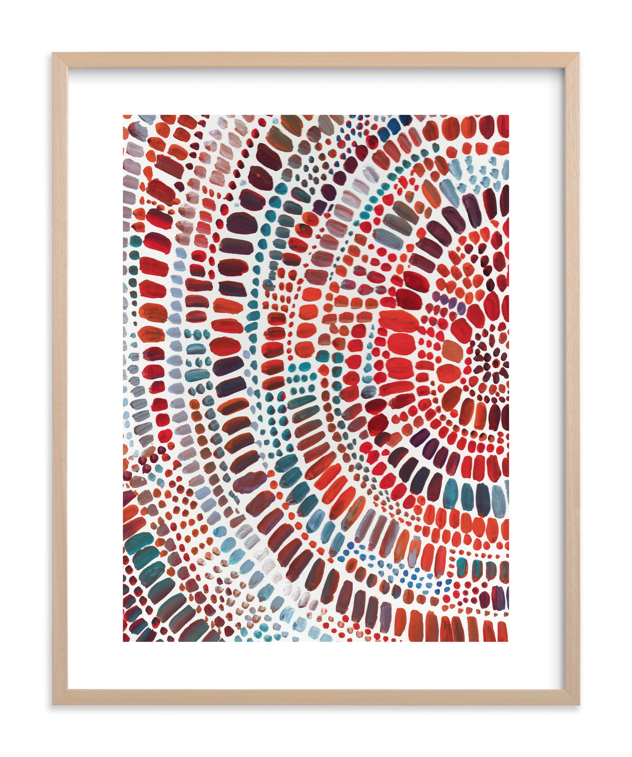 "Fire Ripple Drop" - Grownup Open Edition Non-custom Art Print by Holly Royval. | Minted