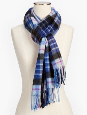 Cashmere Scarf - Merry Plaid | Talbots