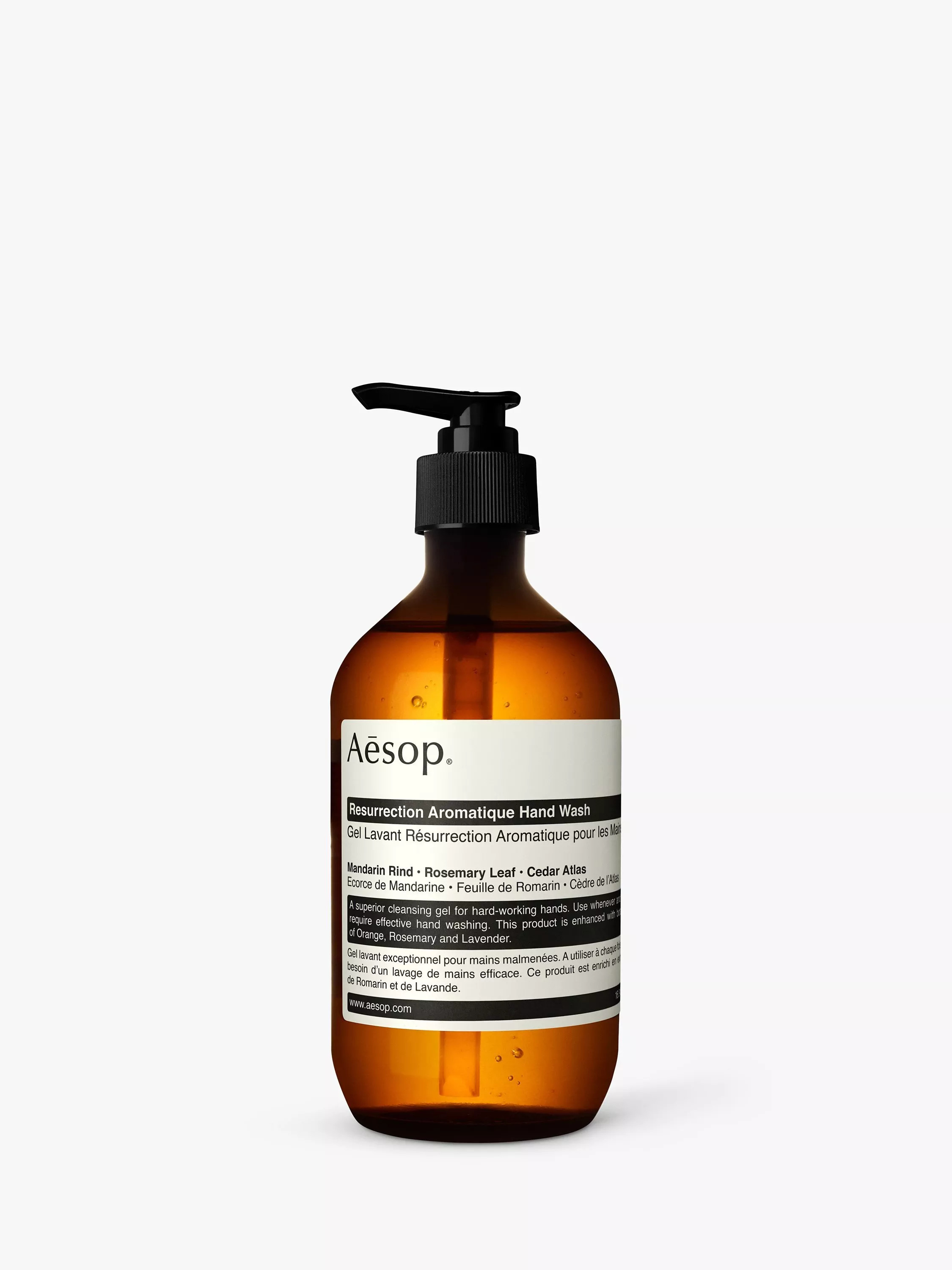 AesopResurrection Aromatique Hand Wash, 500ml | John Lewis (UK)
