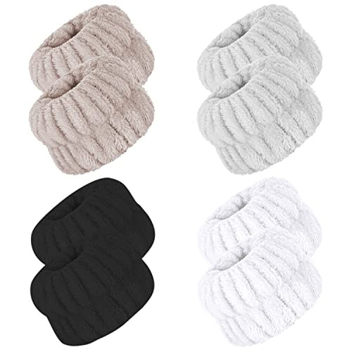 8 Pcs Spa Wrist Washband Microfiber Wrist Wash Towel Band Wristbands for Washing Face Absorbent W... | Amazon (US)