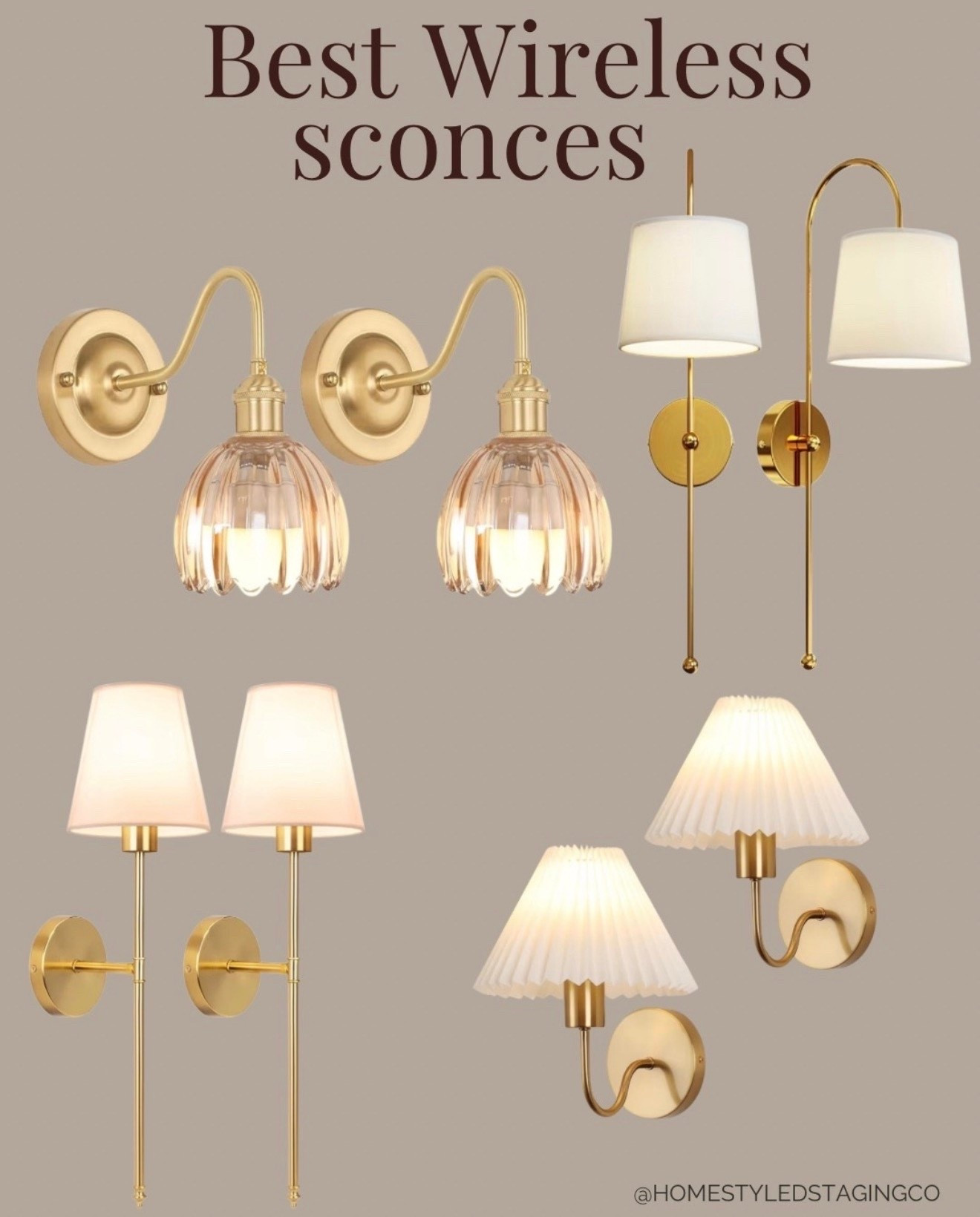 A stager favorite: wireless sconces for instant warmth + layered lighting.

#LTKBeauty #LTKdayinmylife #LTKHome