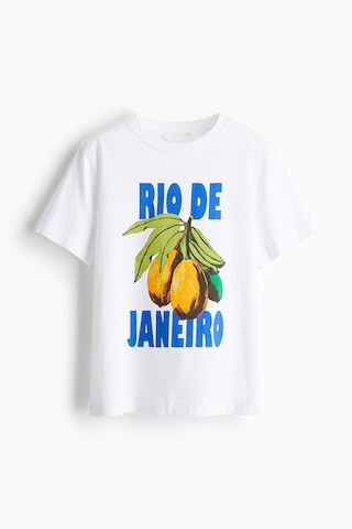 H & M - Printed T-Shirt - White | H&M (US + CA)